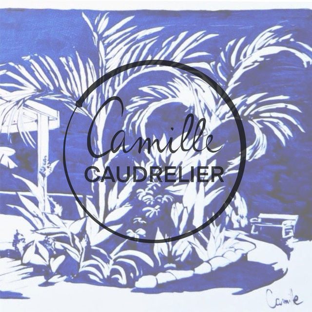 Encre bleue sur commande