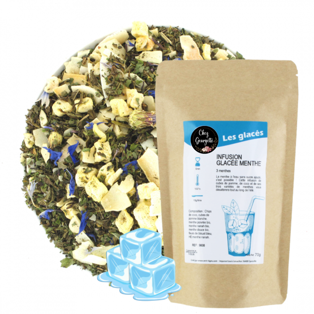 INFUSION GLACÉE MENTHE - Vrac 70g