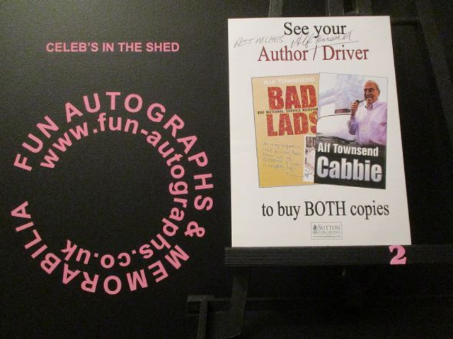 Alf Townsend 'See You Author / Drive To Buy Both Copies' Authentic Autographed Flyer (2)