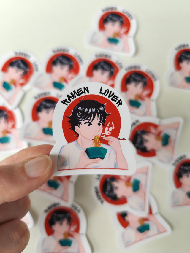 Stickers Ramen lover boy