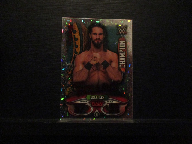 Seth Rollins - Champion Slam Attax Live Original Trading Card #12