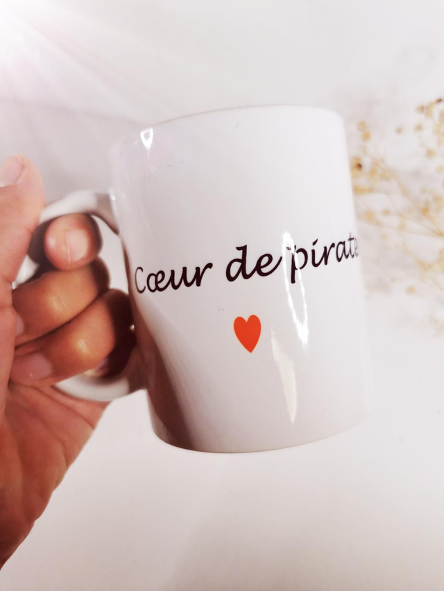 Tasse " Cœur de pirate" 