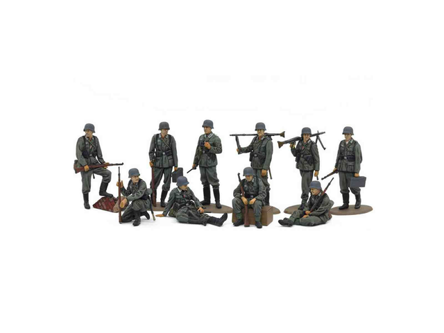 Infant. Wehrmacht Milieu 2ème GM Tamiya 32602 1/48