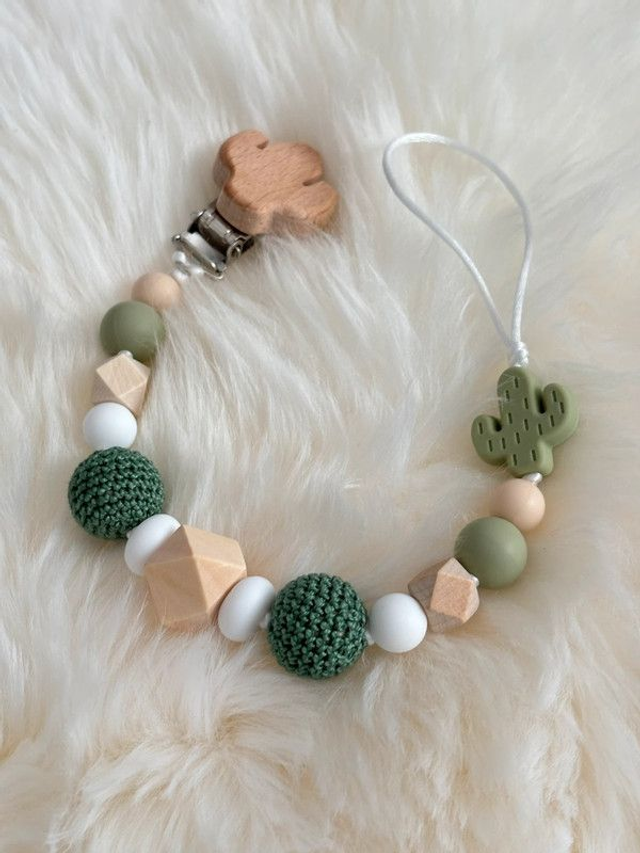 Attache tetine Cactus 