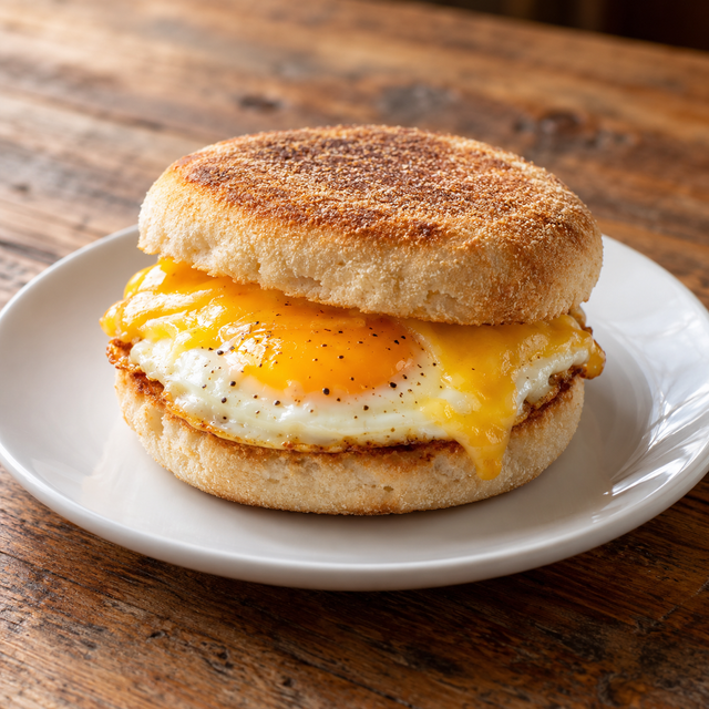 Single Egg &amp; Cheese Muffin