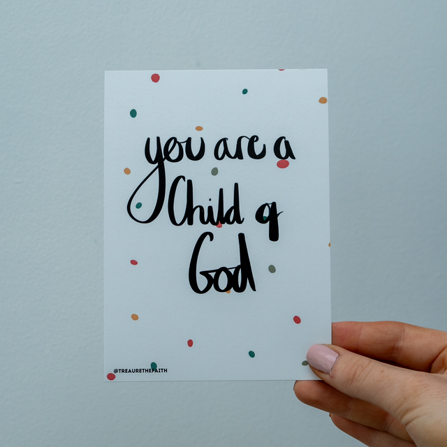 You are a child of God Postcard