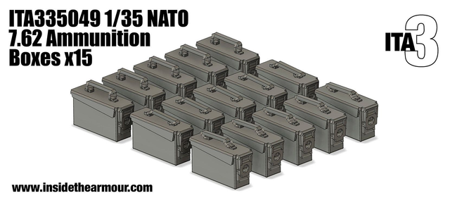 ITA3 - ITA335049 NATO 7.62 Ammunition Boxes (x15)