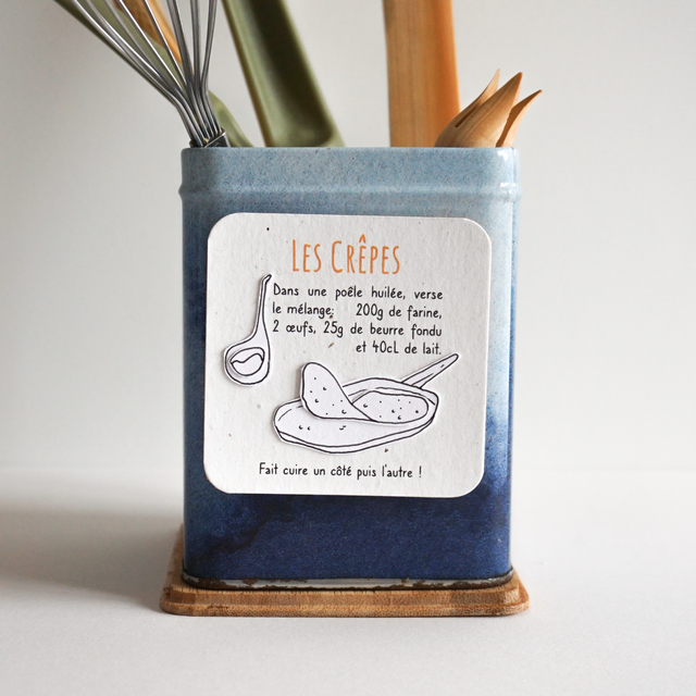 Les crêpes • recette aimantée