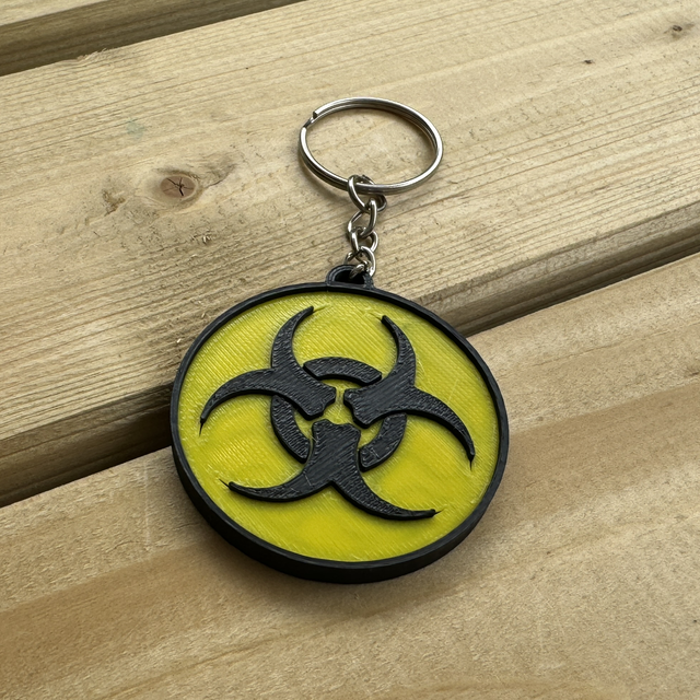 Biohazard Keychain
