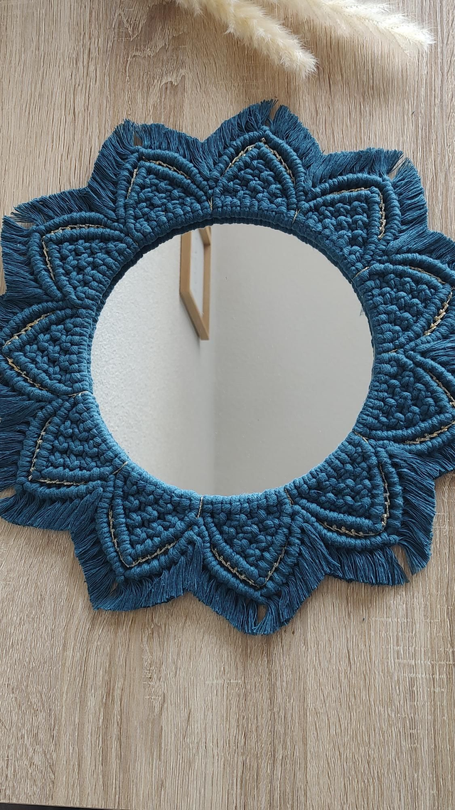 MANDALA Bleu • Avec ou sans miroir