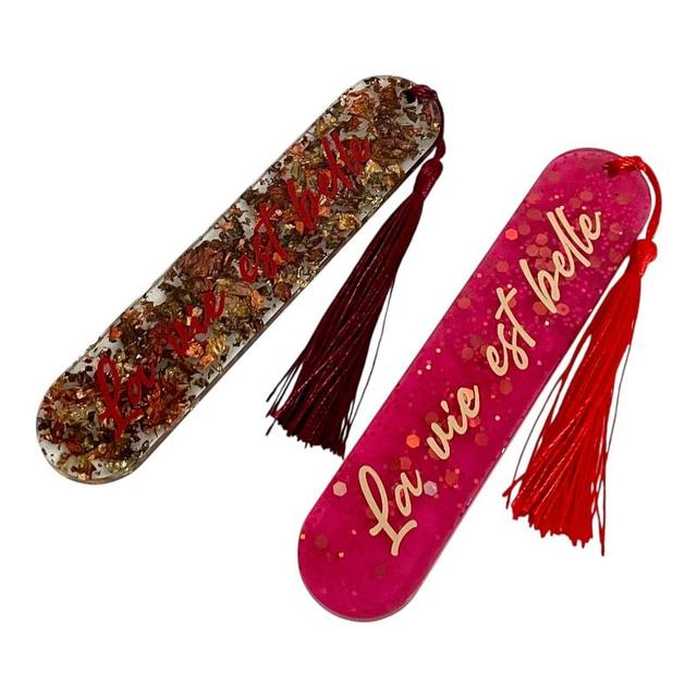 Marque-Page &quot;La vie est belle&quot;