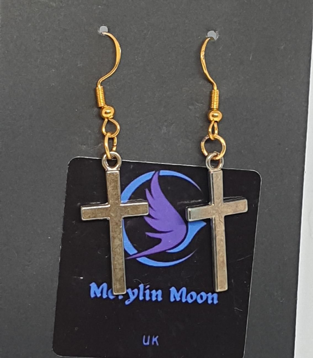 Classic Cross Earrings 