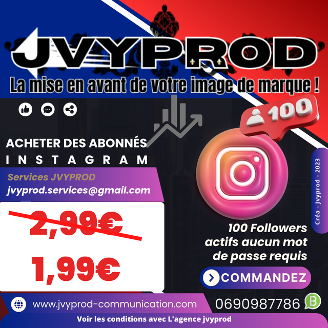 Instagram actifs (100)