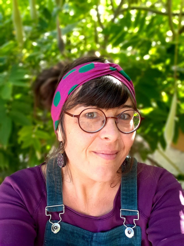 Bandeau jersey coton à pois M