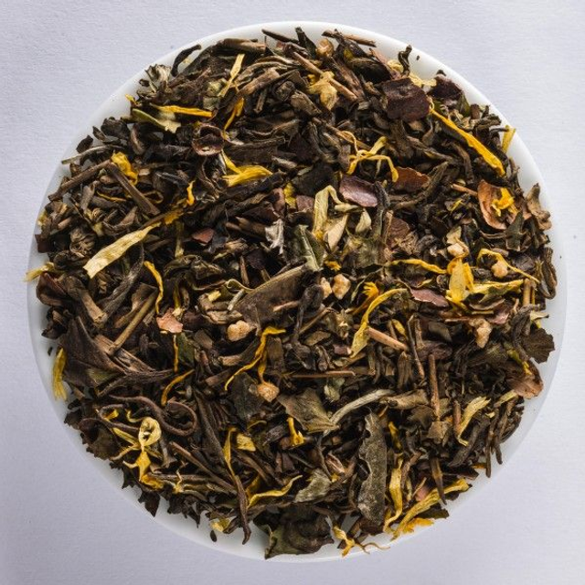 Rêve Praliné (Mélange aromatisé de thé vert/thé blanc/épices)