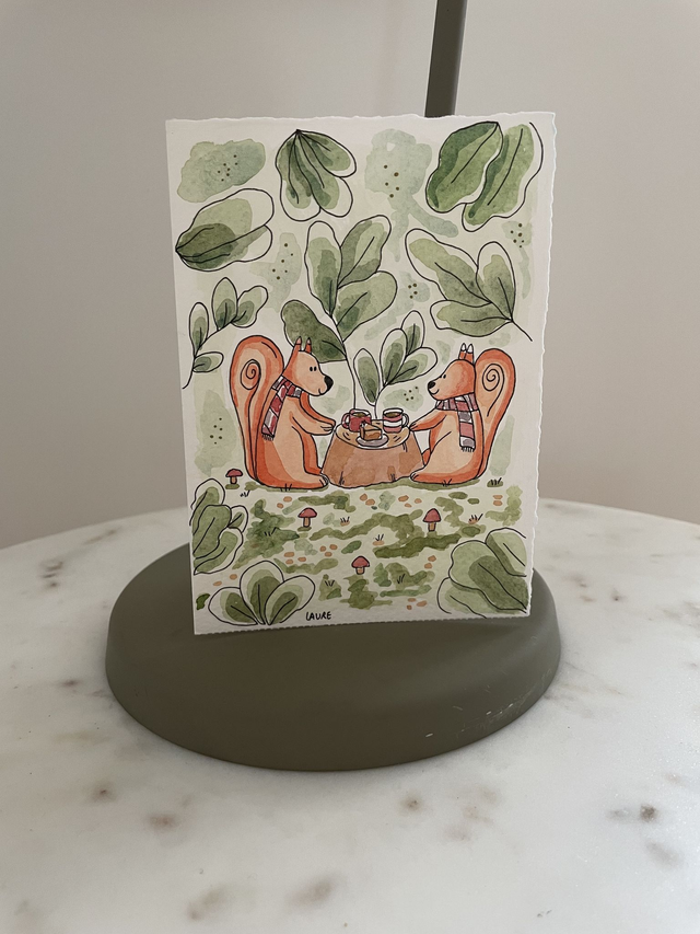 Aquarelle pique-nique