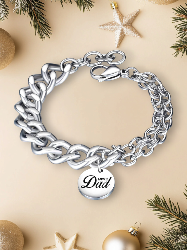 Gourmette Homme Acier Inoxydable 