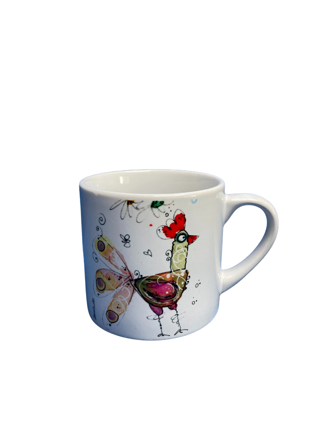 Keramiktasse "Huhn"