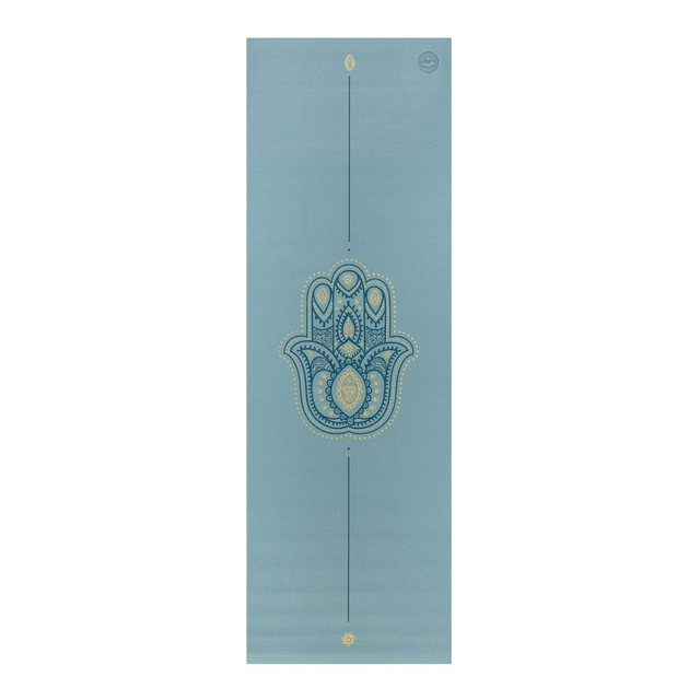 Esterilla de yoga con diseño HAMSA HAND, The Collection, azul claro