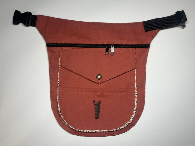 Grande pochette - Rose (uni)