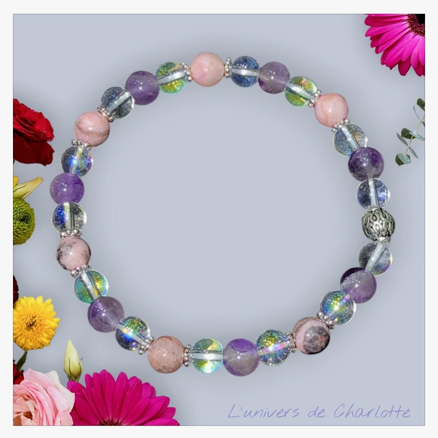 Bracelet " Spirituelle" 6mm BR-313