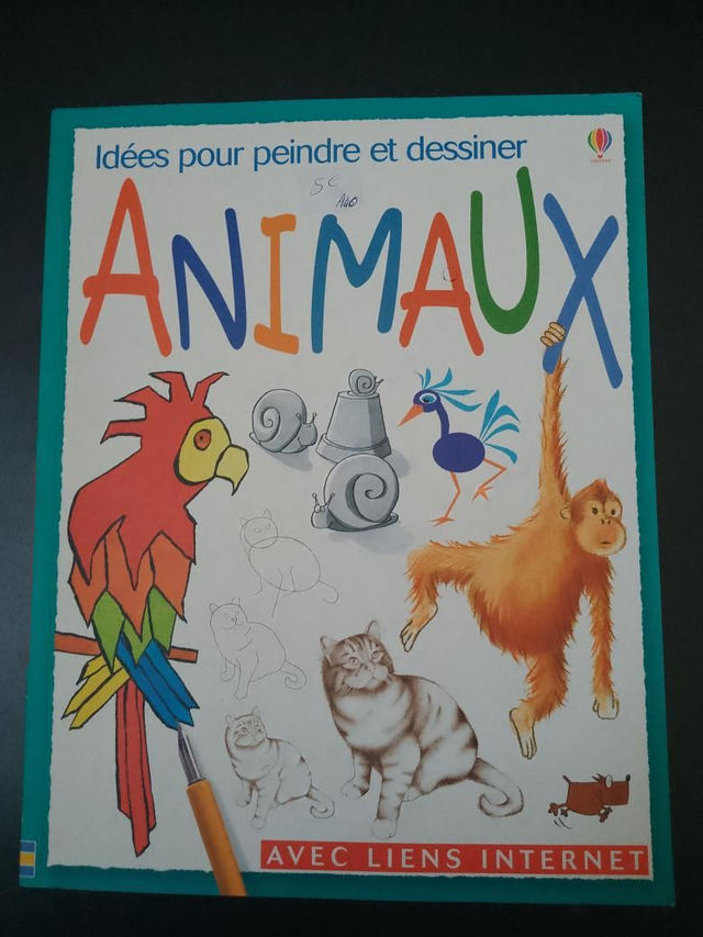 Animaux, apprentissage du dessin
