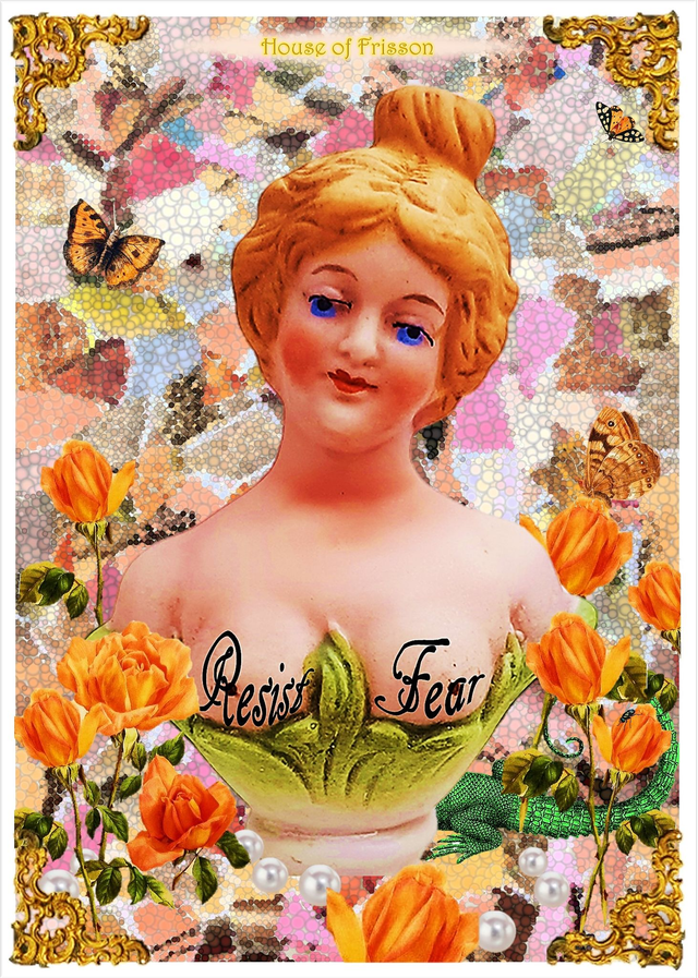 &quot;Resist Fear&quot; A3 Art Print by House of Frisson