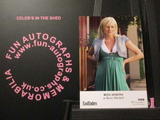 Rita Simons (Roxy Mitchell) Original EastEnders Cast Card (1)