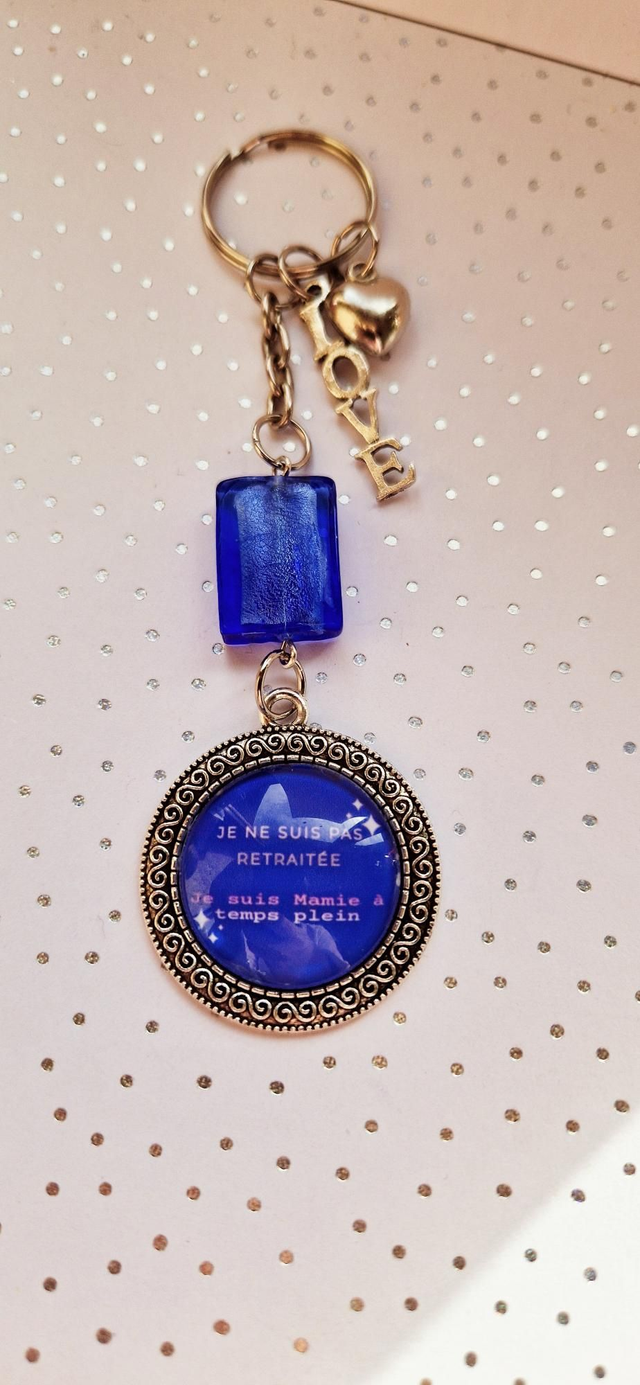 Porte clés ❤️Mamie à temps plein
