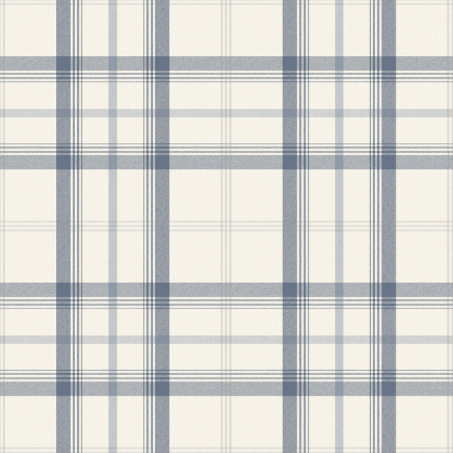 Cambridge Blue Check - Fine Décor - FD40541 