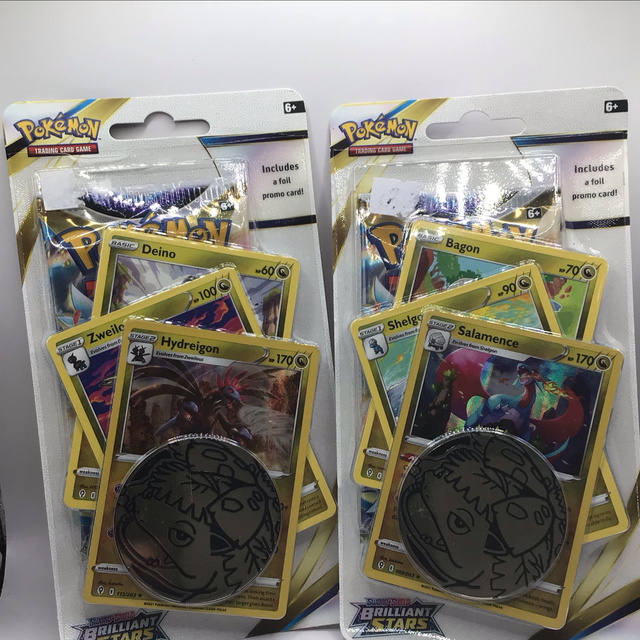 Pokémon TCG: Sword &amp; Shield Brilliant Stars Premium Checklane Blister