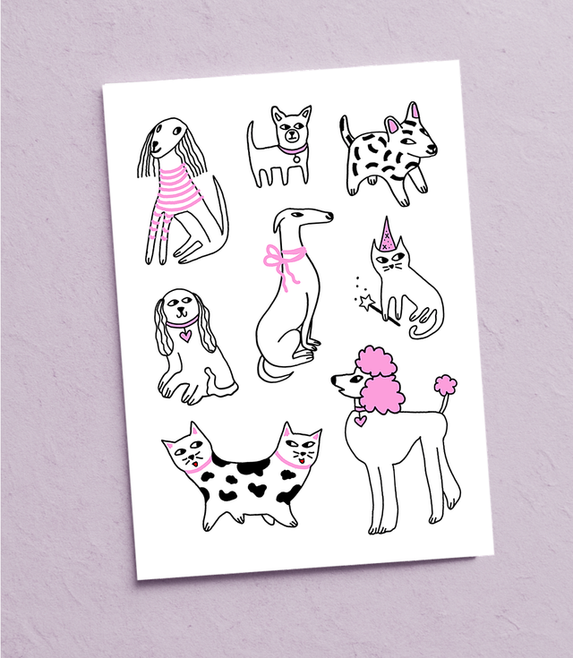 “Wuff” Postkarte 