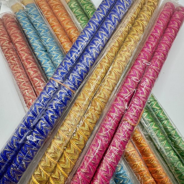 Dandiya sticks mixed colour 