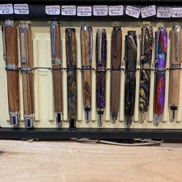 Handmade Wooden and Acrylic Fountain Pens (various prices) 