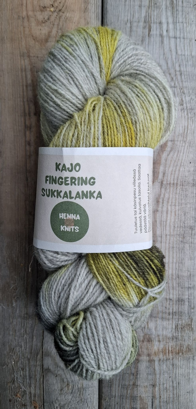 Kajo Fingering sukkalanka | Hopeasammal