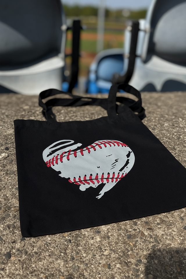 Canvas tas honkbal hart