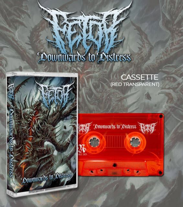 FETOR : Downwards to Distress CASSETTE (RED) 2020