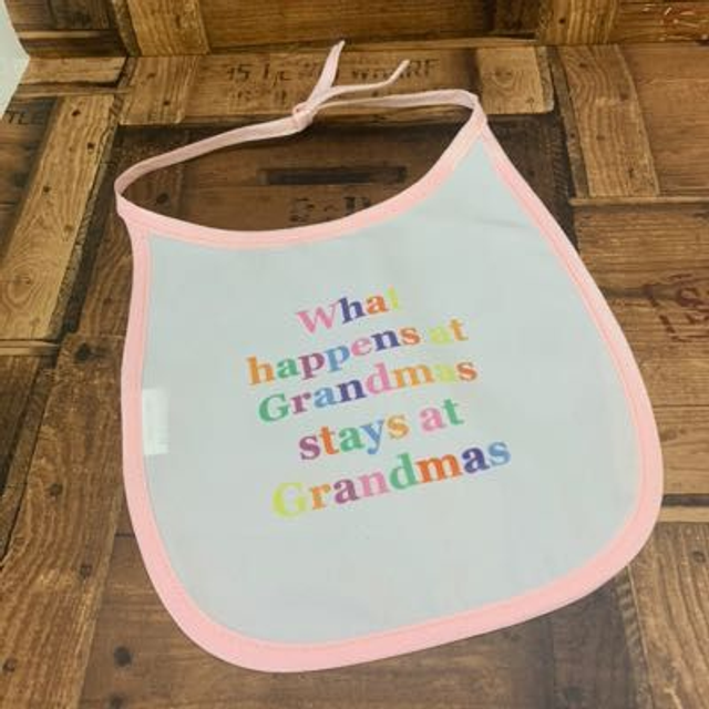 What Happens At Grandmas Bib 