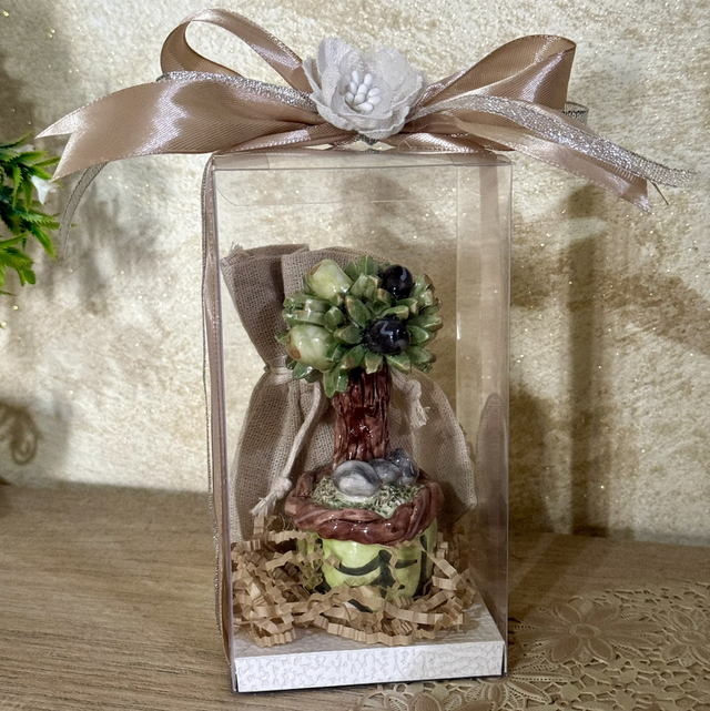 Bomboniere alberelli in ceramica su richiesta