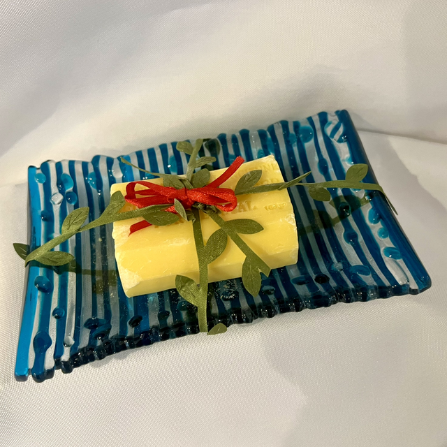 Fused Glass Rectangular Dish