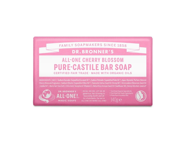 [Dr. Bronner's] Zeepblok - Pure Castile - Cherry Blossom