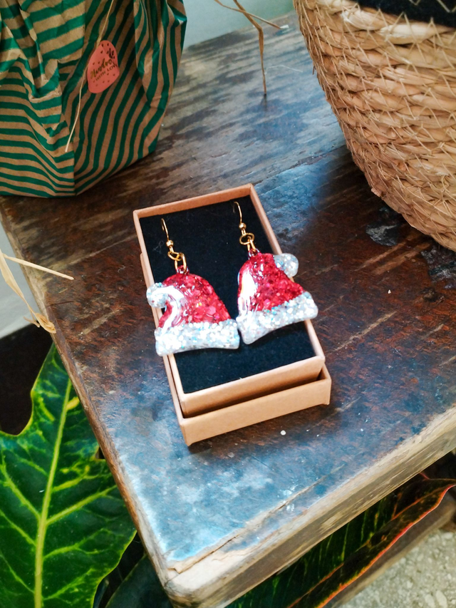 Gorro Papa Noel Brillante Navidad