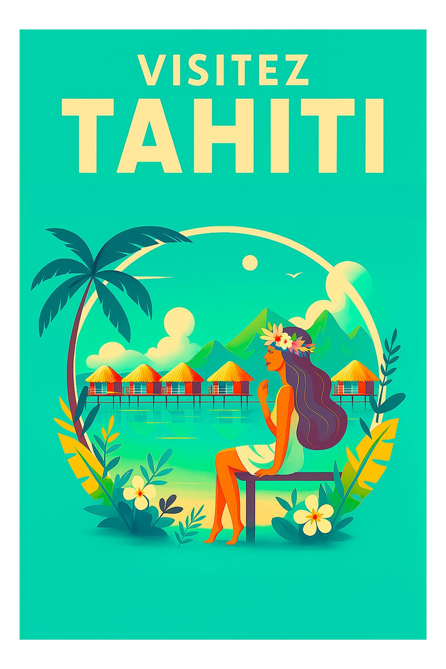Affiche photo - Tahiti