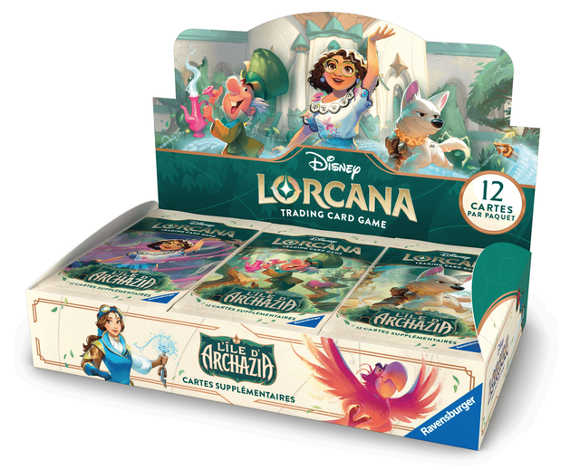 Disney Lorcana JCC : L'île d’Archazia - Display de Boosters (24 Boosters)