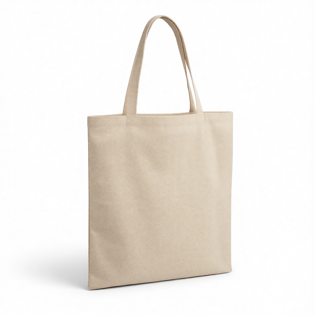 Shopper cotone con manici lunghi da personalizzare 140 g/m2 Eco Plus