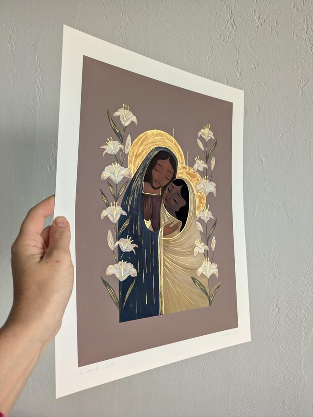 Le Couple sacré - Tirage fineart A3 en stock