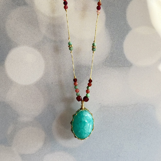 Sautoir Amazonite 