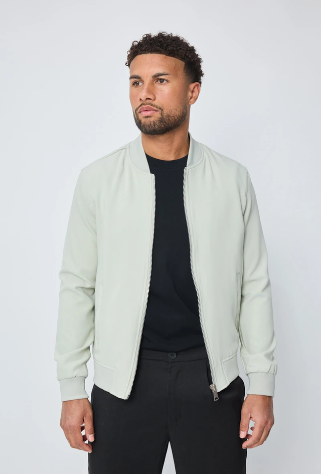 VESTE UNI VERT D&#039;EAU HOMME FRILIVIN