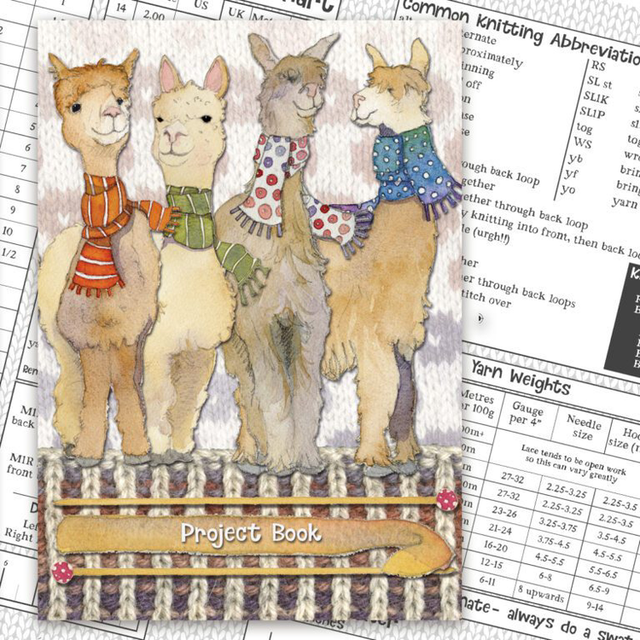 Knitting Jotter - Alpaca and Friends