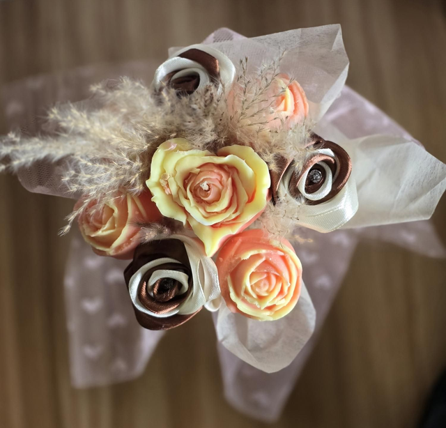 Bouquet éternel fondants & bougies